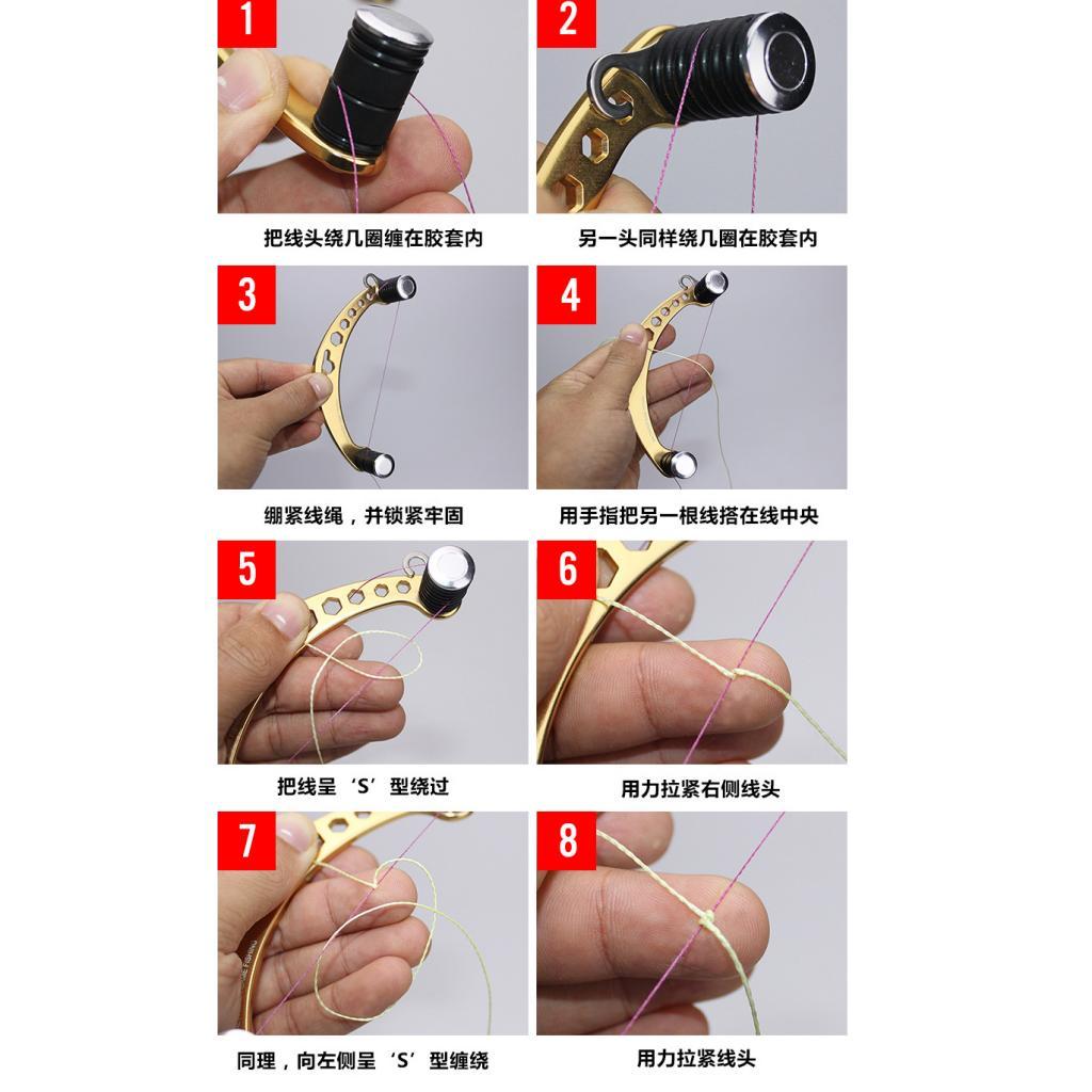 FG Knotter Fine Thread Sea Fishing Tool Line Knotting Tool Silver