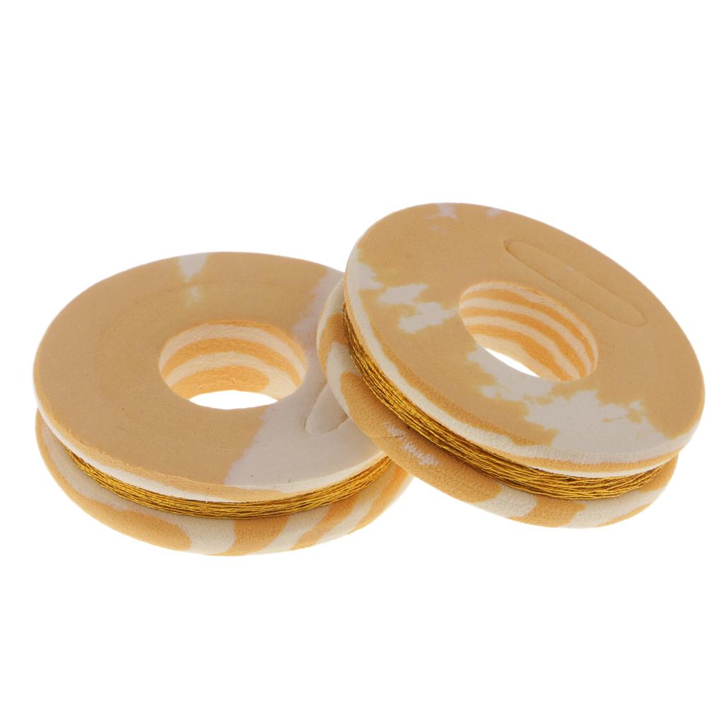 Fishing Rod Guide Ring Wrapping Line Tying Thread Fix Line Golden