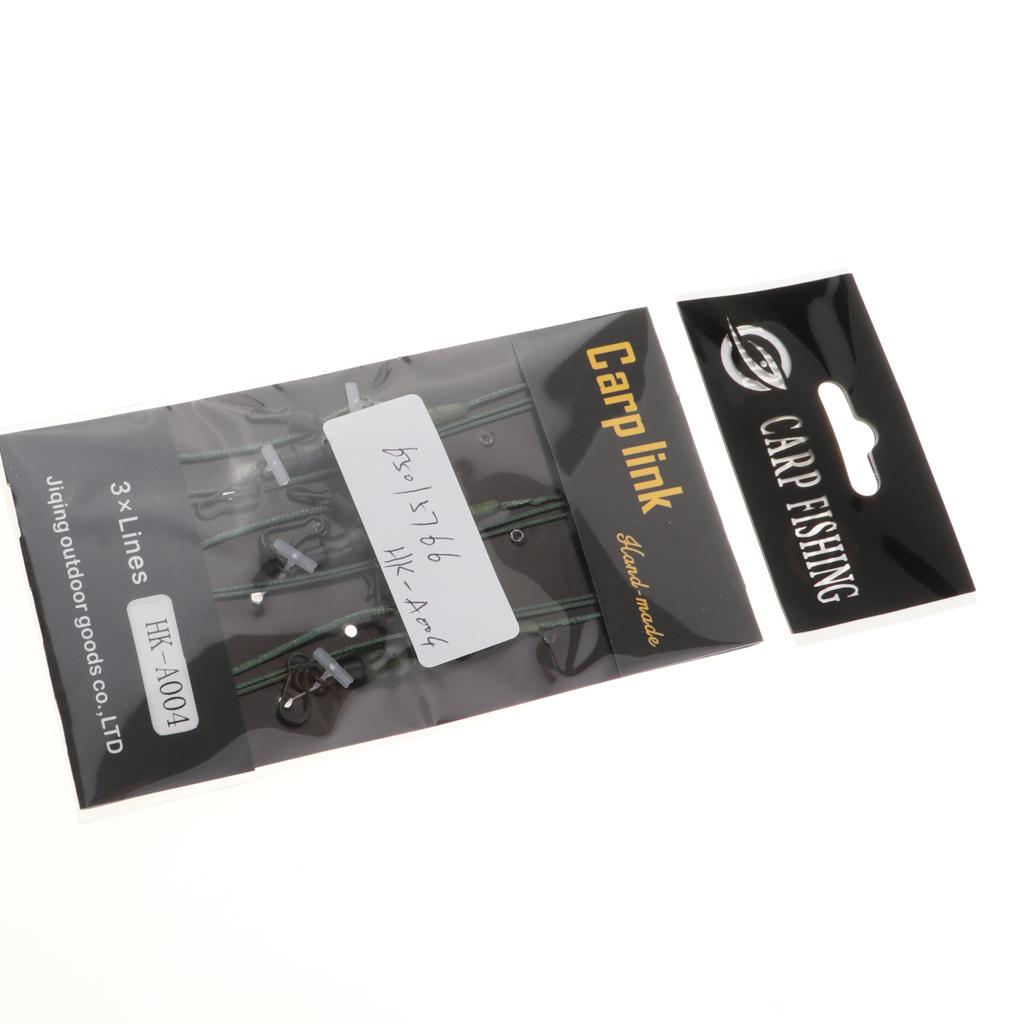 Carp Fishing Hair Rig with Clip Swivel Carp Rig Fishing Tackle 004
