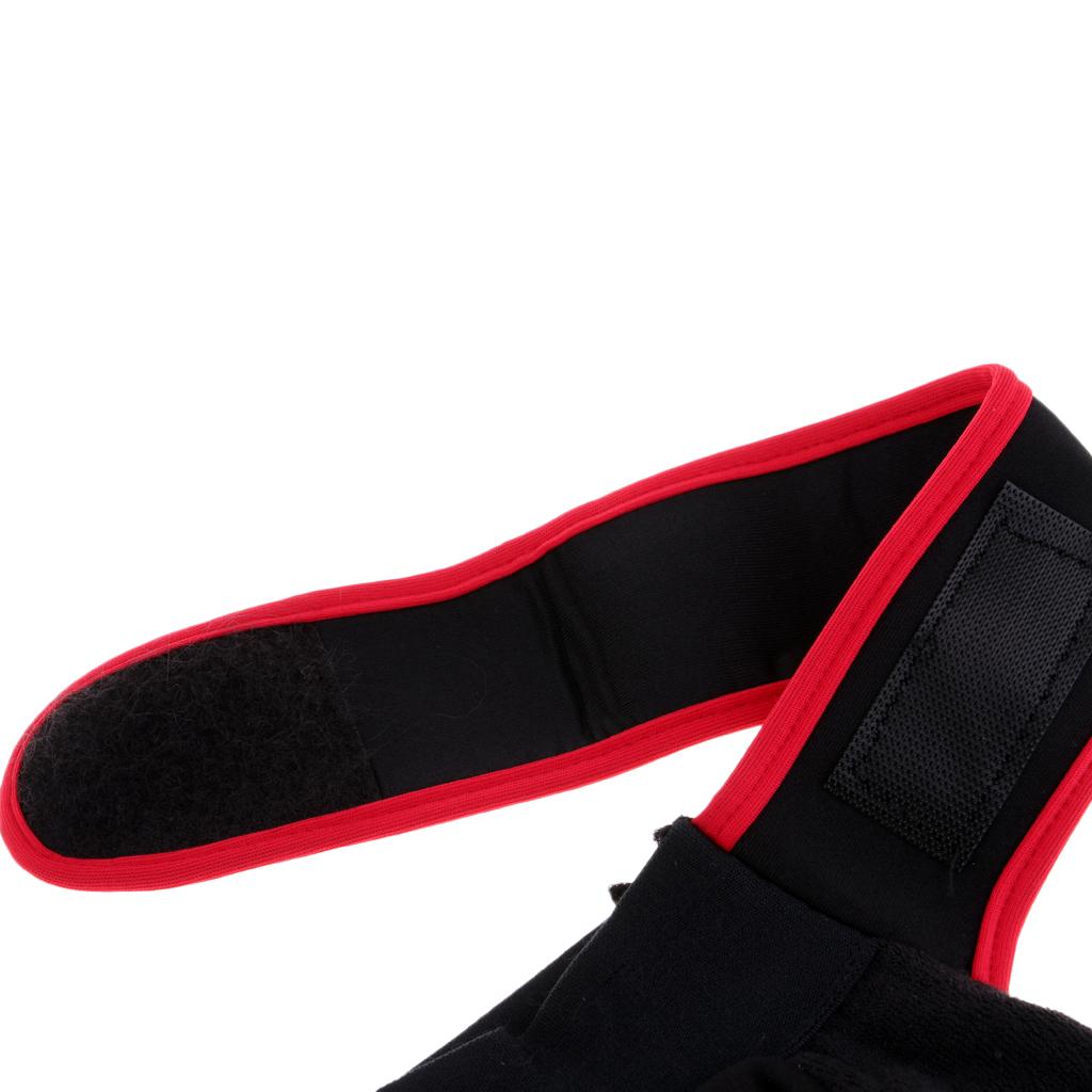 Half Finger Breathable Anti-Slip Climbing Cycling Fishing Gloves Red