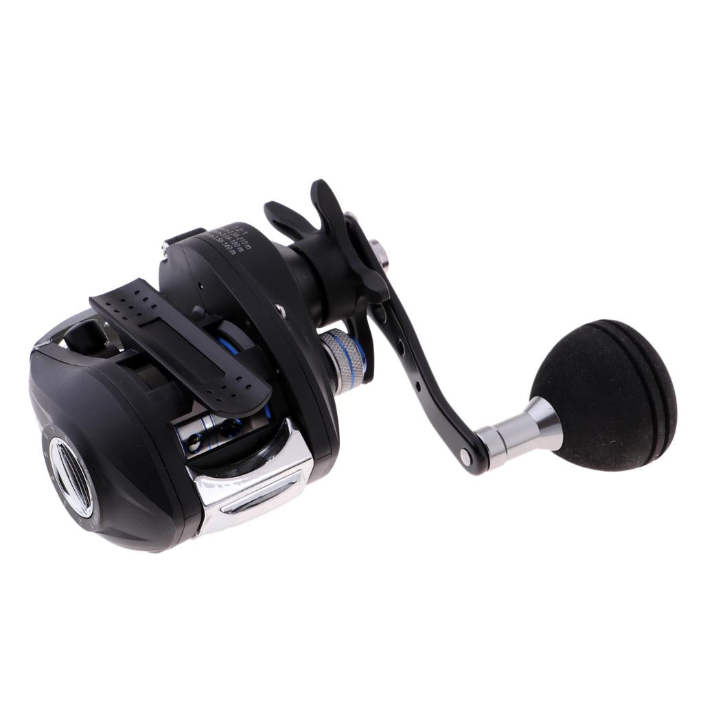 7.2:1 High Speed Low Profile Baitcasting Fishing Reel Tackle Left Hand