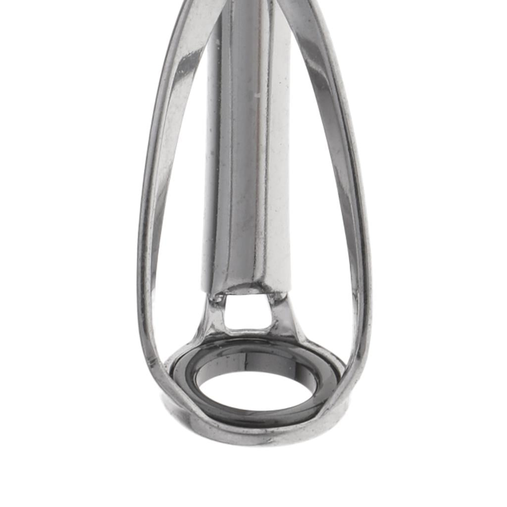 5pcs Fishing Rod Pole Guides Tips Top Eye Rings Rod Repair Kit 3.4mm