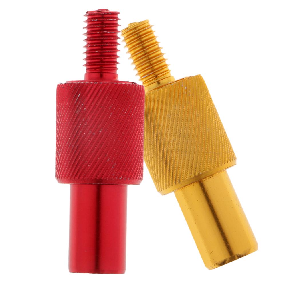 4xFishing Landing Net Connector Fishing Rod Thread Quick Release Adapter Red