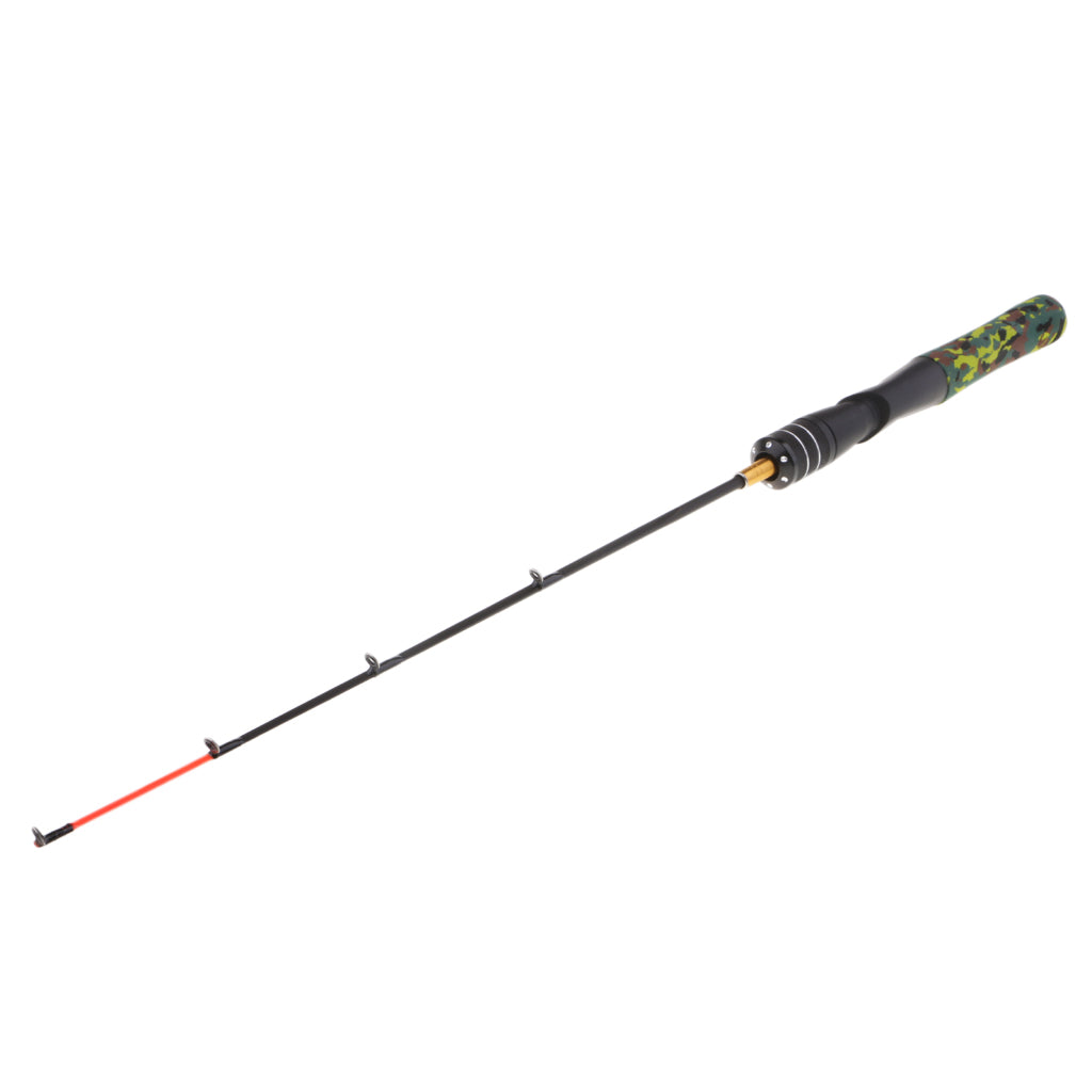 Mini Ice Fishing Rod Detachable Casting Travel Fishing Pole 60cm