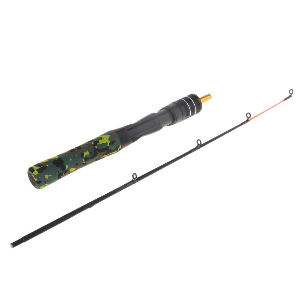 Mini Ice Fishing Rod Detachable Casting Travel Fishing Pole 60cm