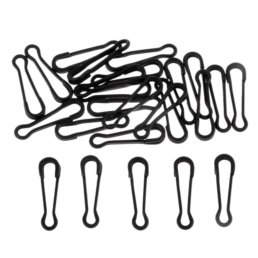 3x25pcs Fishing Snap Swivel Hook Hawaii Snap Bass Fishing Connector L