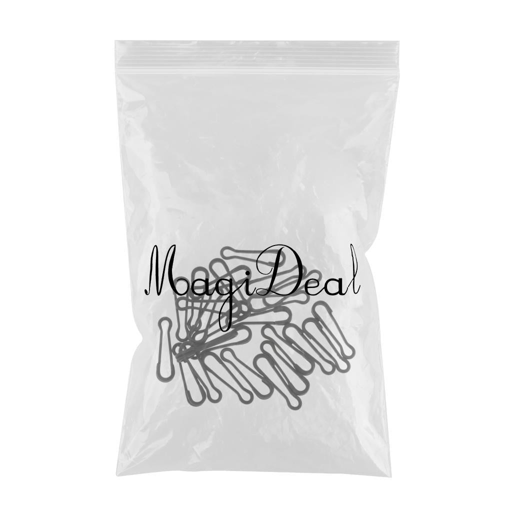 4x25pcs Fishing Snap Swivel Hook Hawaii Snap Bass Fishing Connector L