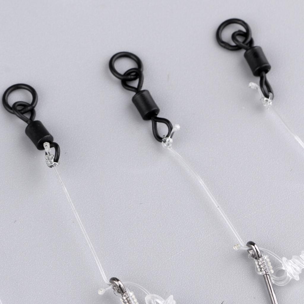 Carp Fishing Ready Tied Chod Rigs Fishing Hook Link Hair Rigs Hook Size 4