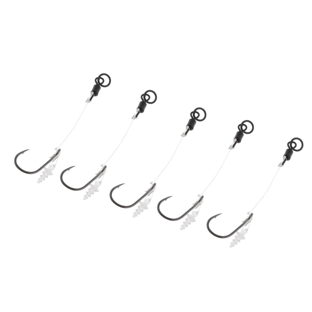 Carp Fishing Ready Tied Chod Rigs Fishing Hook Link Hair Rigs Hook Size 4