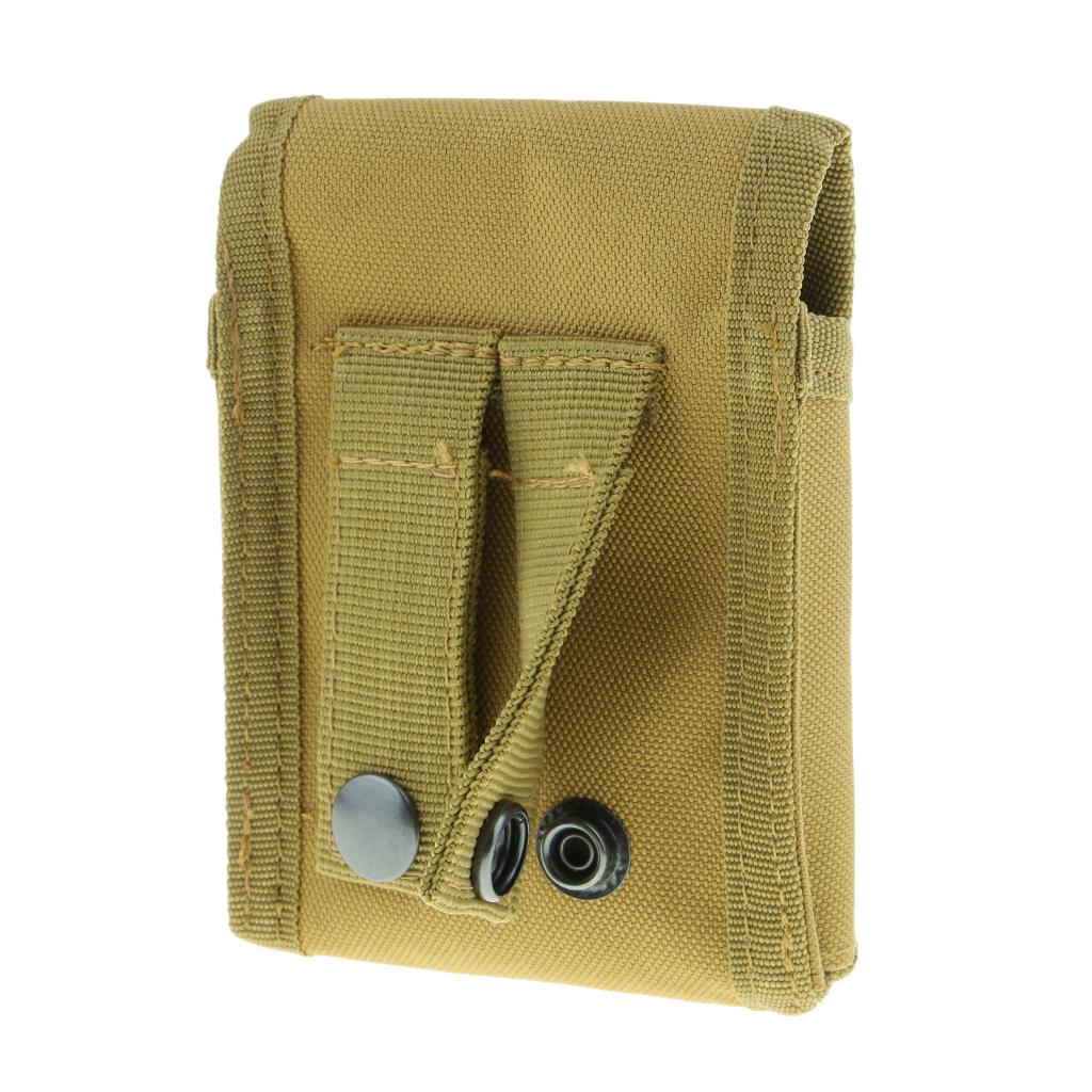 Multi Function Outdoor Sports Tactical Pockets Mobile Phone Bag Mud Color