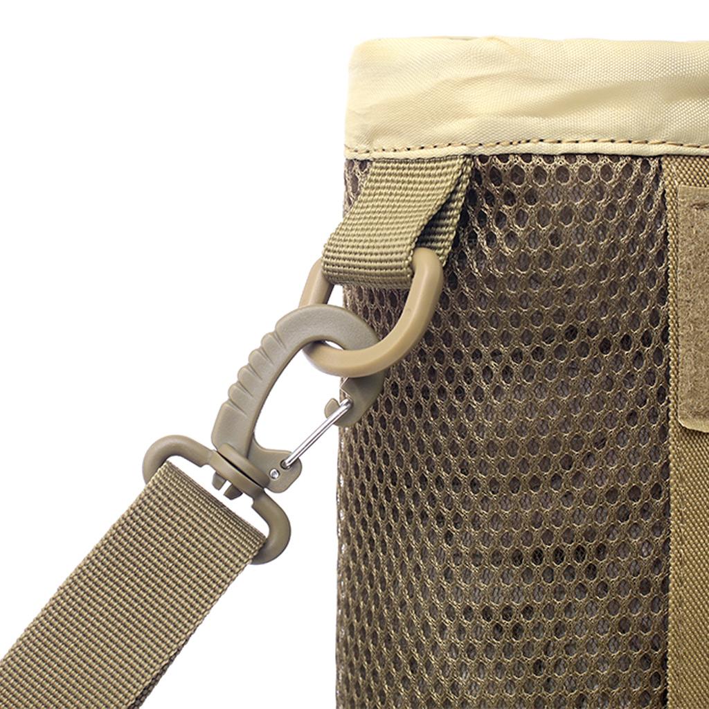 Tactical Molle Water Bottle Bag Pouch Holder Carrier Kettle Pack 750ml Khaki