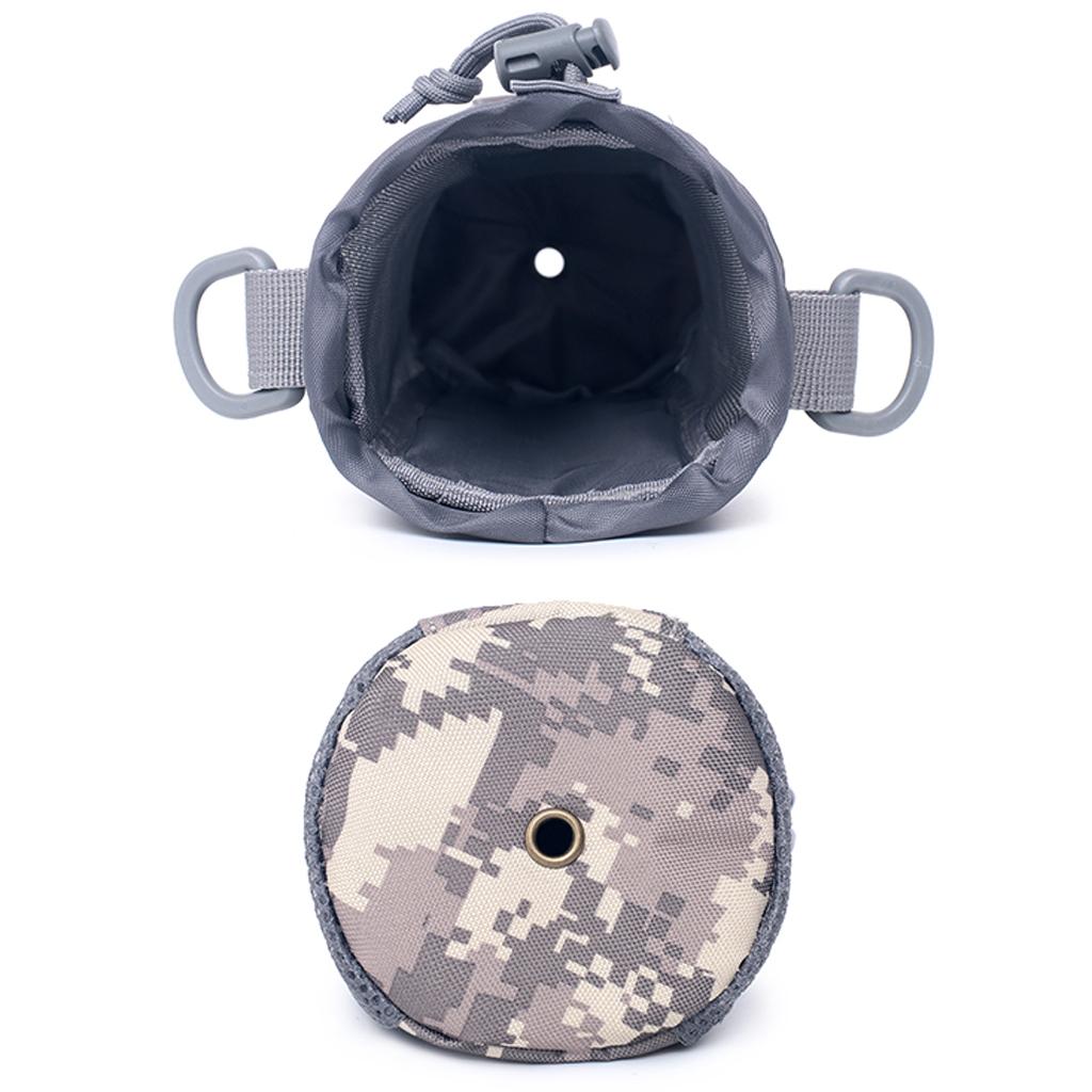 Foldable Drawstring Water Bottles Pouch Bag Holder Carrier ACU