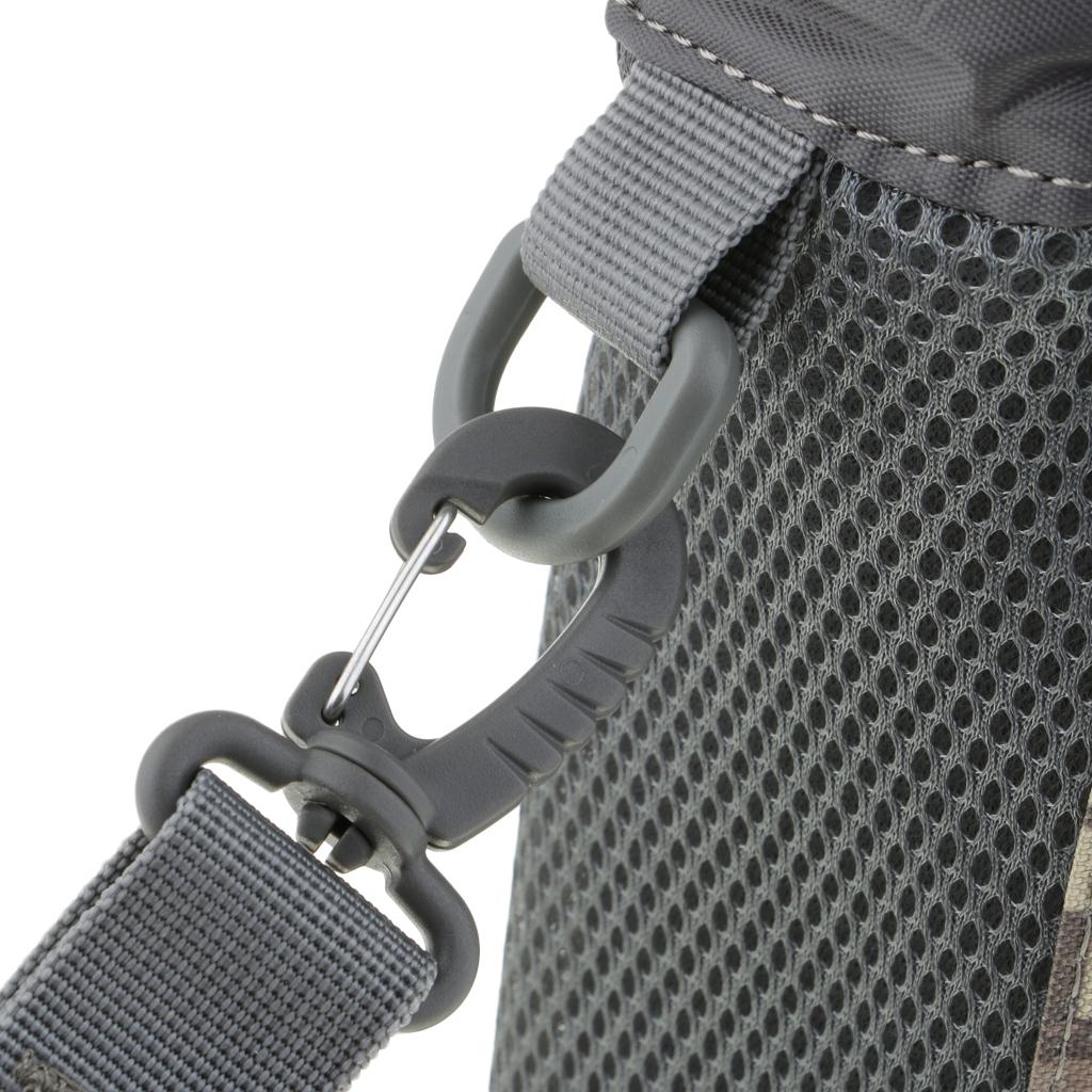 Foldable Drawstring Water Bottles Pouch Bag Holder Carrier ACU