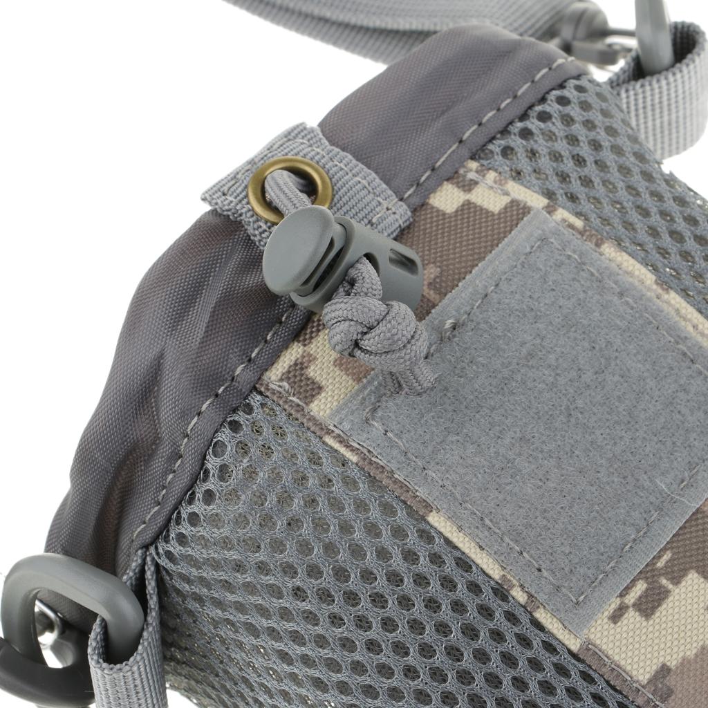 Foldable Drawstring Water Bottles Pouch Bag Holder Carrier ACU