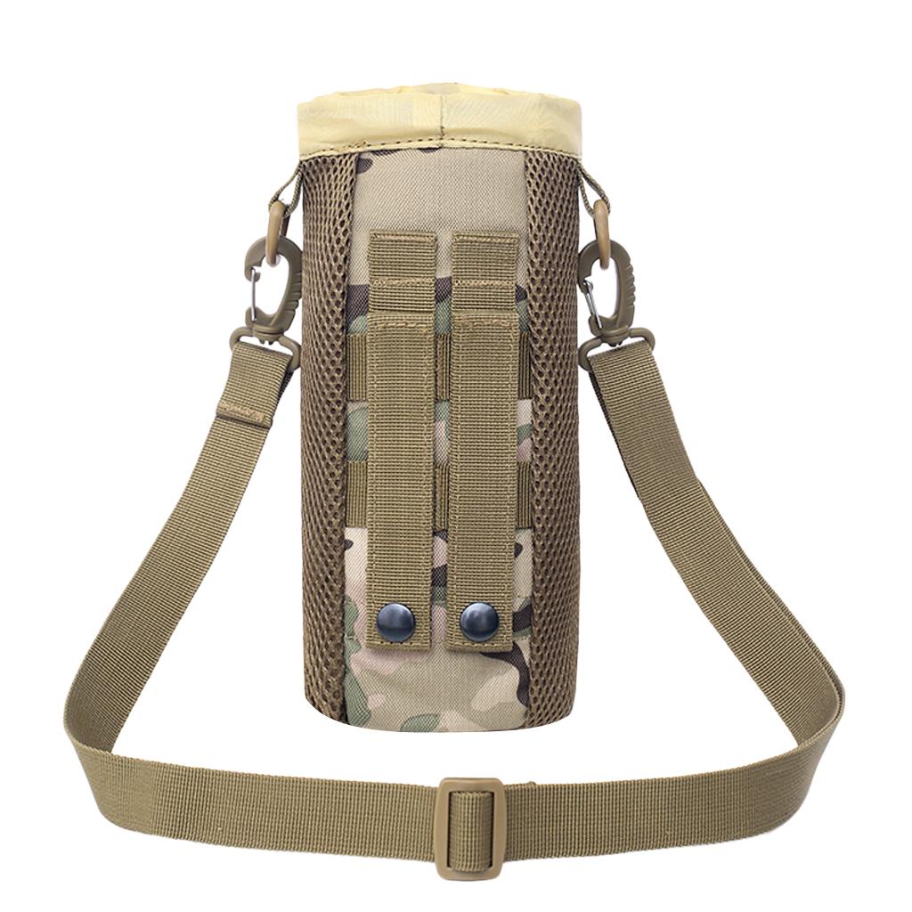 Foldable Drawstring Water Bottles Pouch Bag Holder Carrier CP