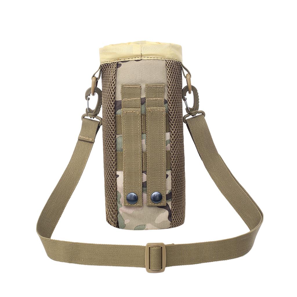 Foldable Drawstring Water Bottles Pouch Bag Holder Carrier CP