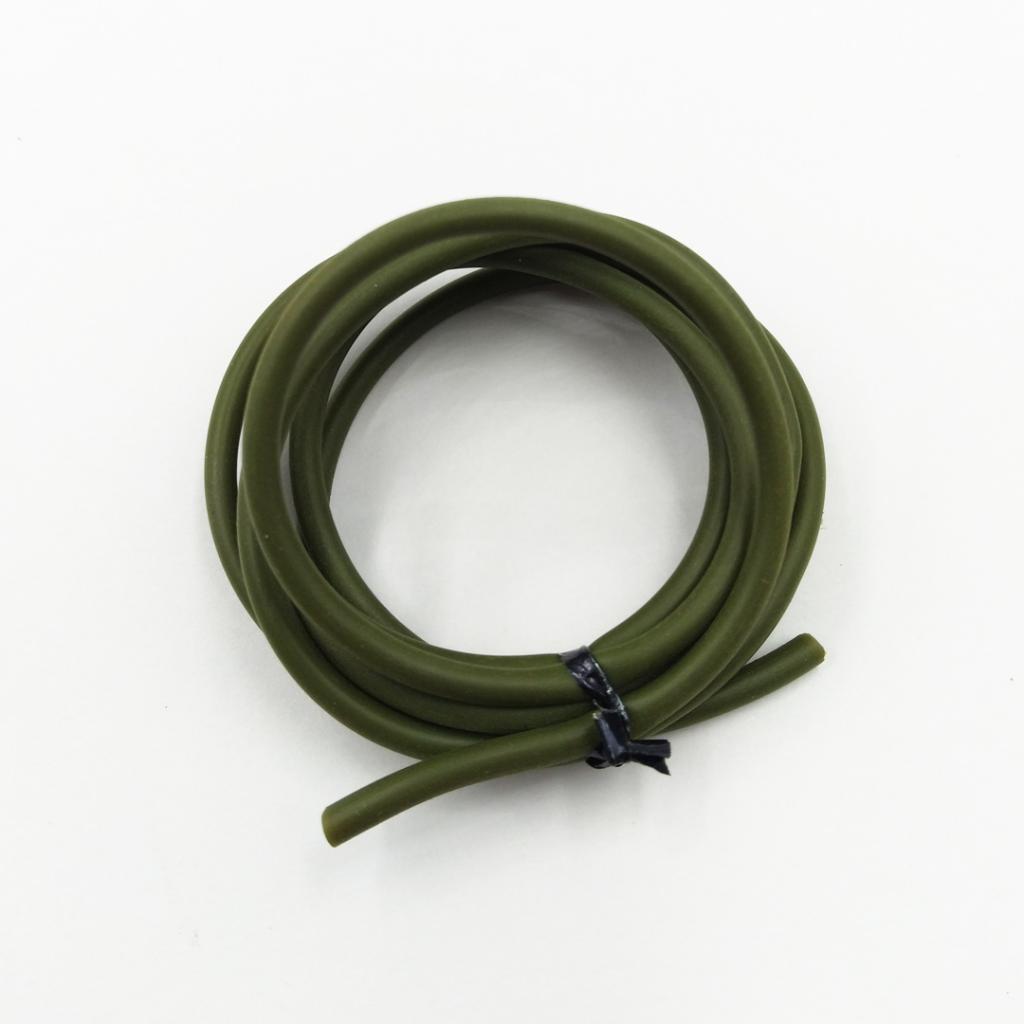 3m Rig Tubing Anti Pester Carp Rig Tube Fishing Terminal Tackle Dark Green