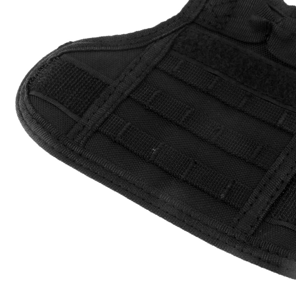 Mini Molle Vest Beer Water Bottle Cooler Carrier Drink Decoration Set Black