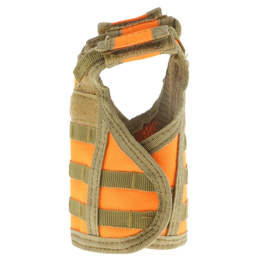 Tactical Beer Vest Miniature Vests Beverage Holder Cooler Orange