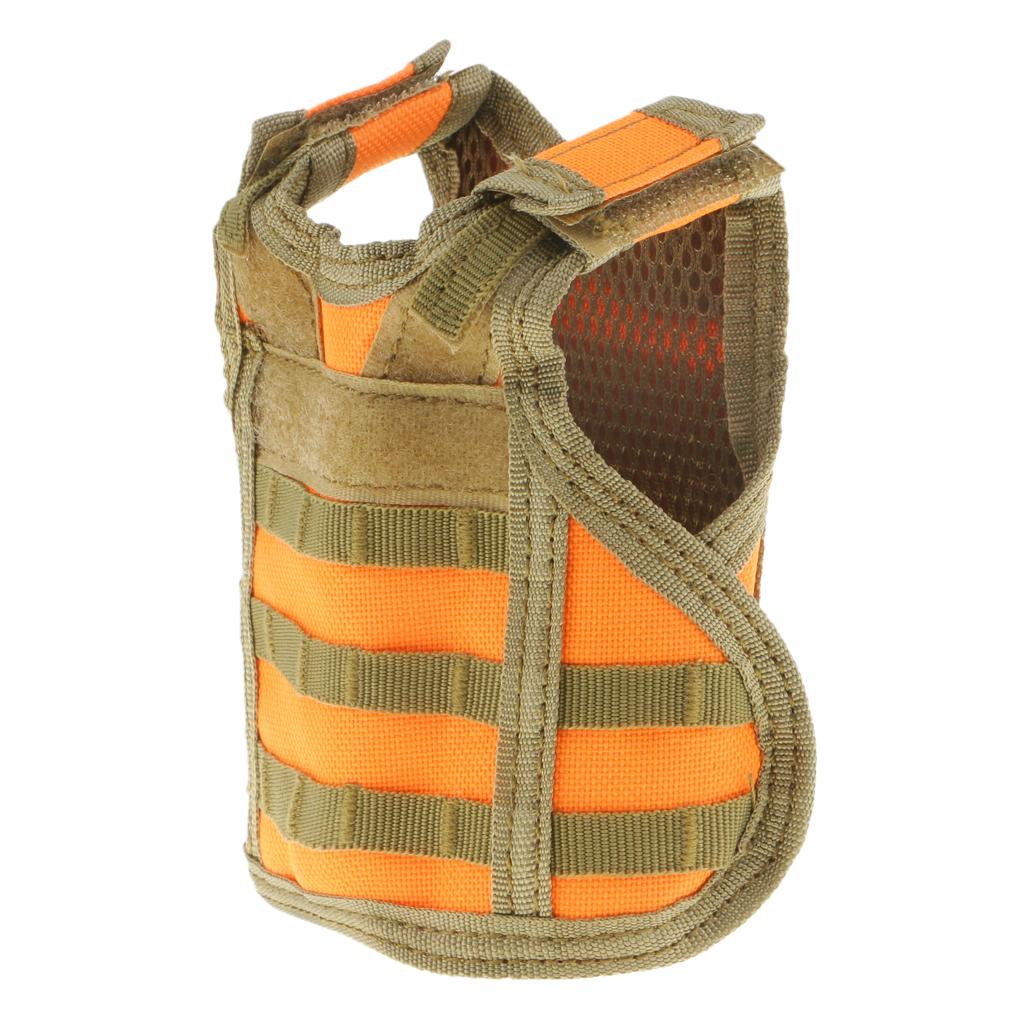 Tactical Beer Vest Miniature Vests Beverage Holder Cooler Orange
