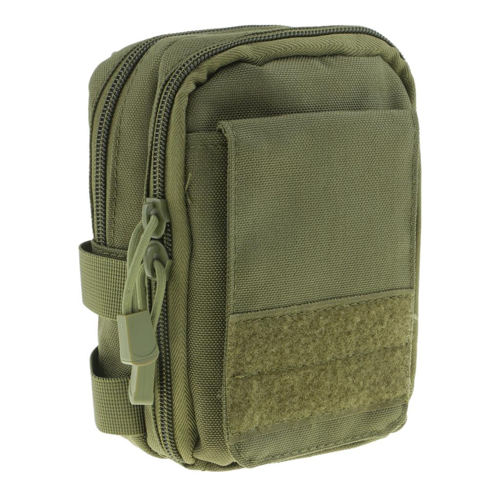 Multipurpose Pouch Bag Molle Utility Pouch Tactical Accessory Bag Army Green