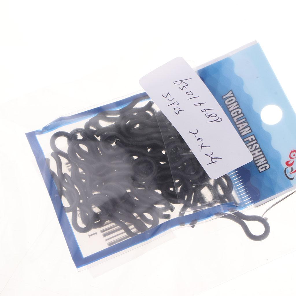 2x50pcs Stainless Steel Do It Mould Loops Sinker Mould Eyes Lead Making
