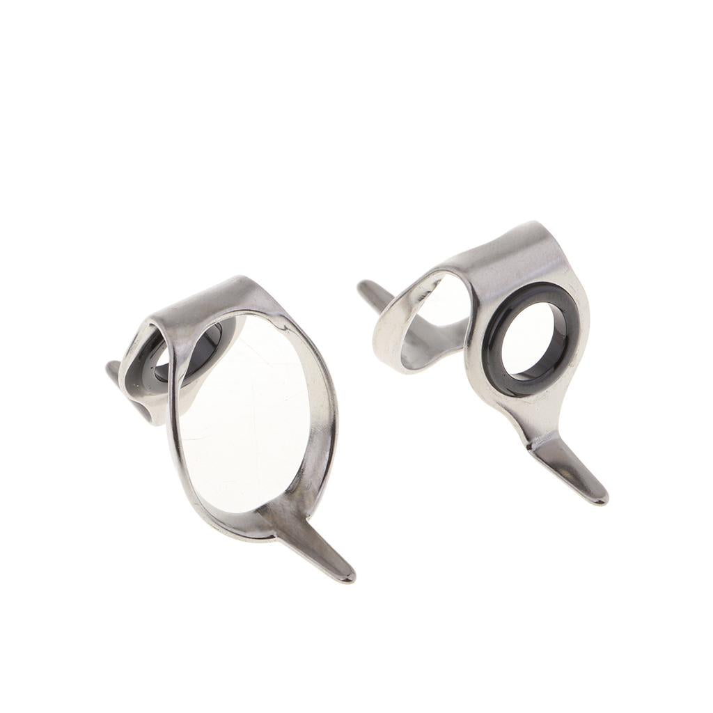 Fishing Rod Guide Eye Ring Spinning Casting Line Guide Tip Top Set 5pcs LR10