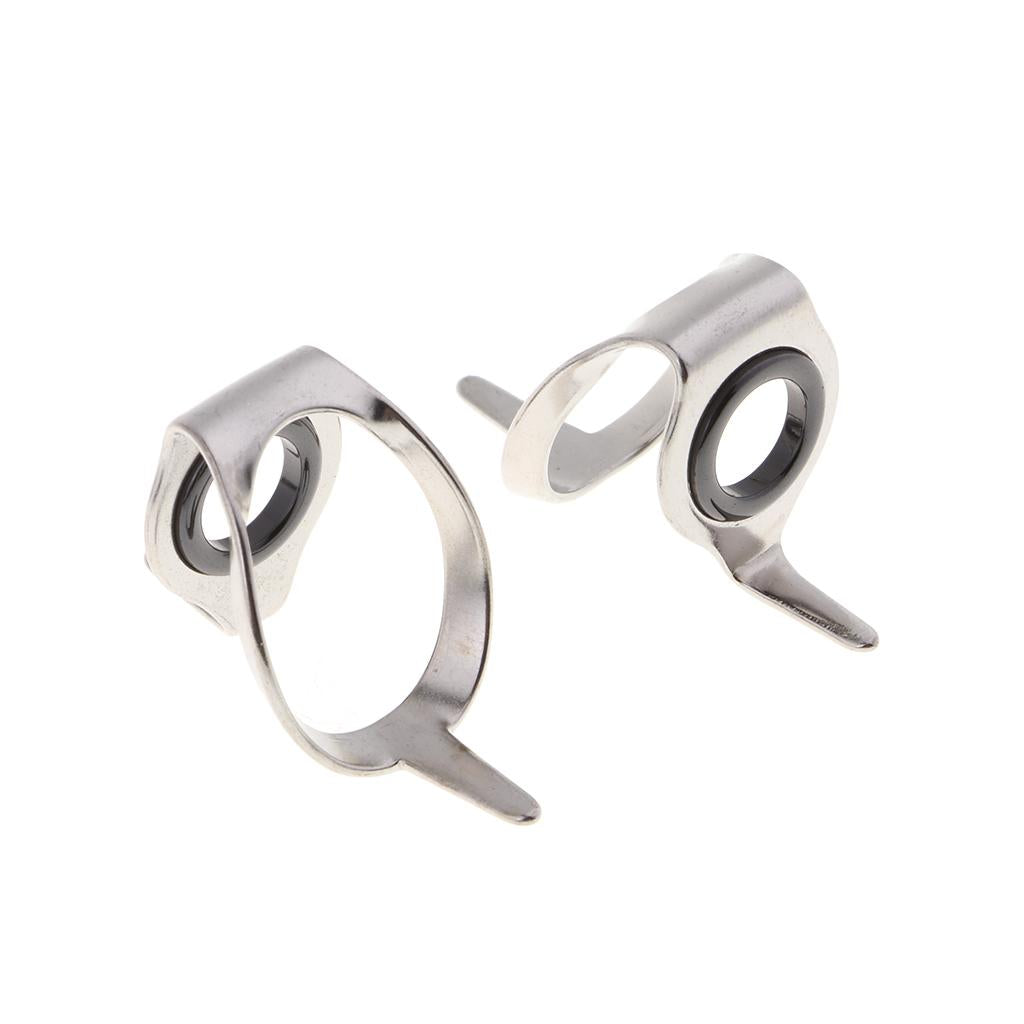 Fishing Rod Guide Eye Ring Spinning Casting Line Guide Tip Top Set 5pcs LR12