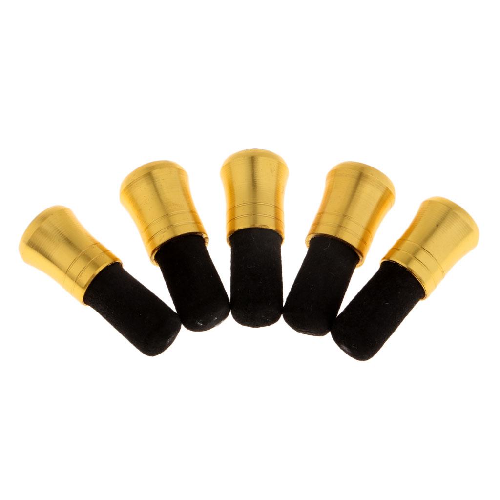 2x5pcs Fishing Rod Pole Butt Caps Front Cover Stopper End Protector 9mm