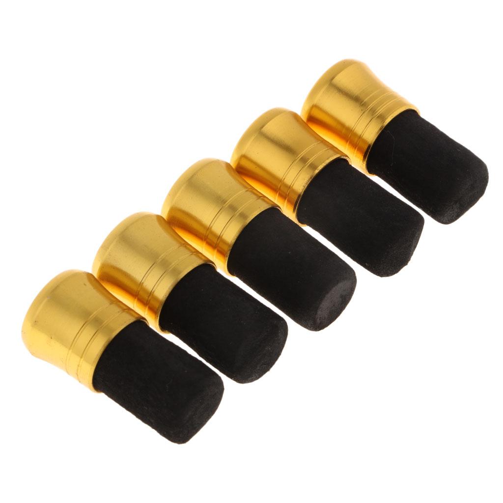 2x5pcs Fishing Rod Pole Butt Caps Front Cover Stopper End Protector 13mm