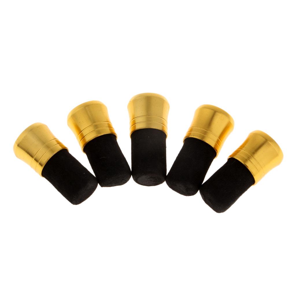 4x5pcs Fishing Rod Pole Butt Caps Front Cover Stopper End Protector 13mm