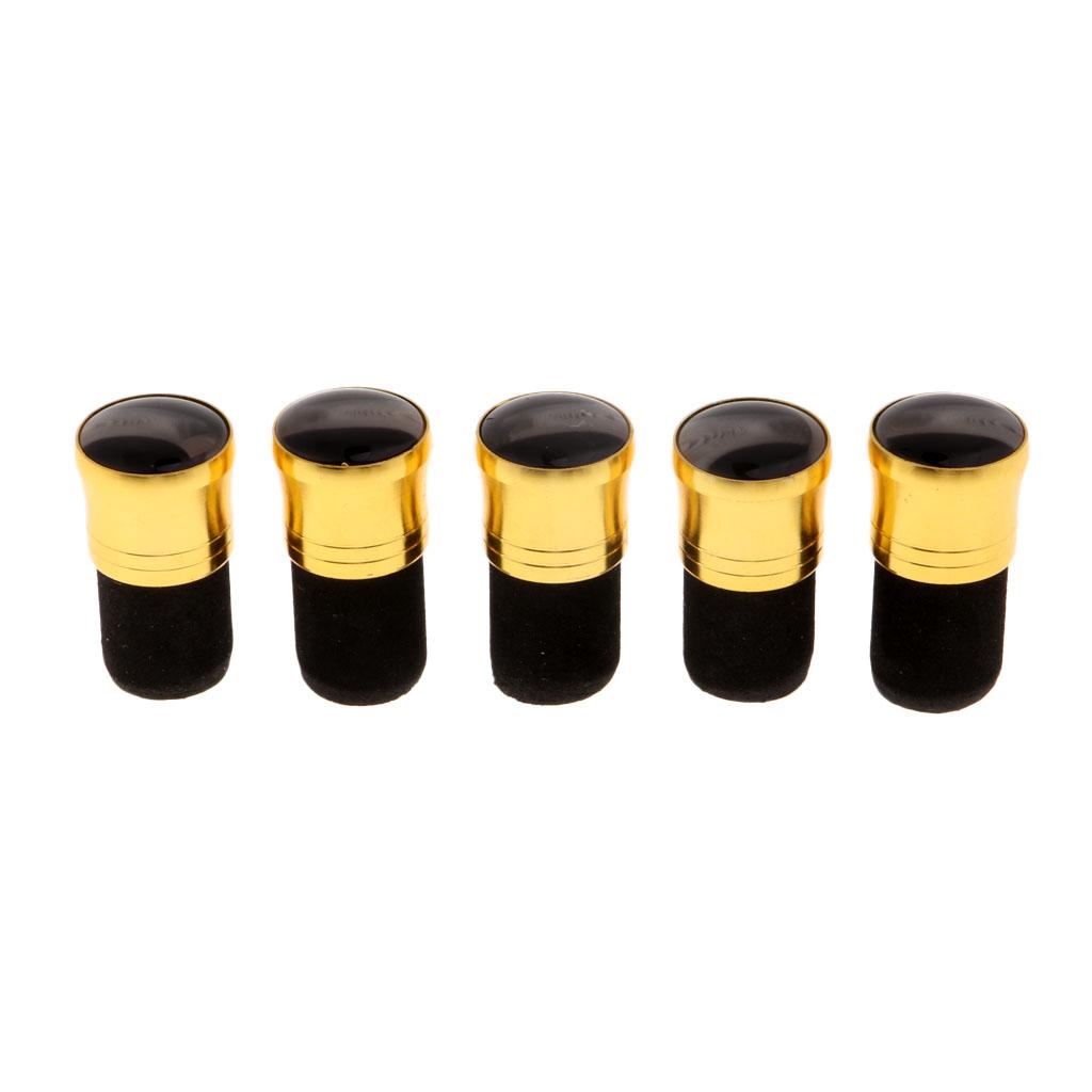 3x5pcs Fishing Rod Pole Butt Caps Front Cover Stopper End Protector 15mm