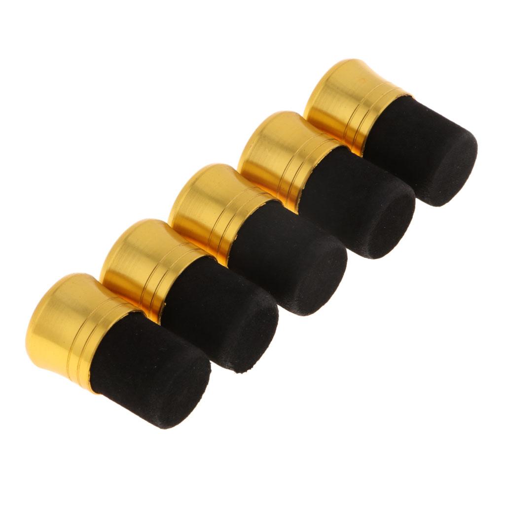 2x5pcs Fishing Rod Pole Butt Caps Front Cover Stopper End Protector 17mm
