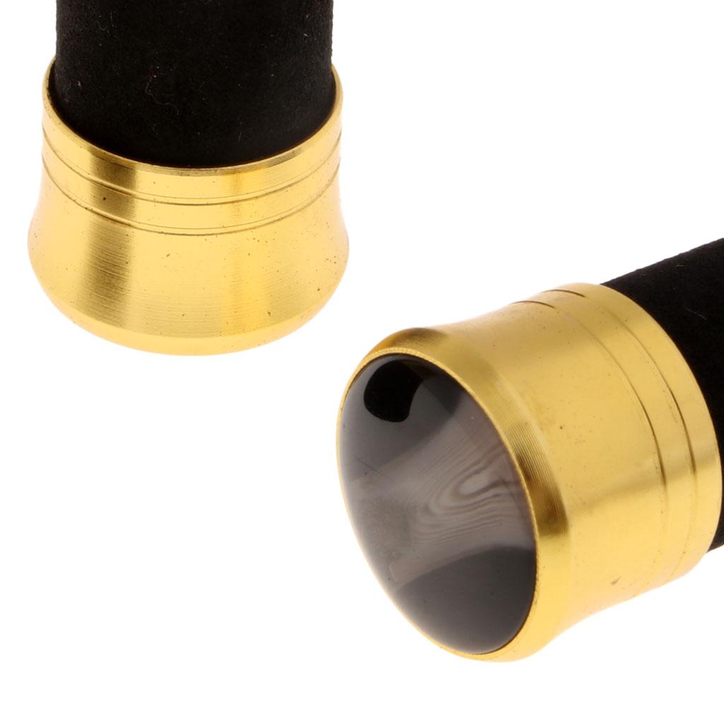 2x5pcs Fishing Rod Pole Butt Caps Front Cover Stopper End Protector 19mm
