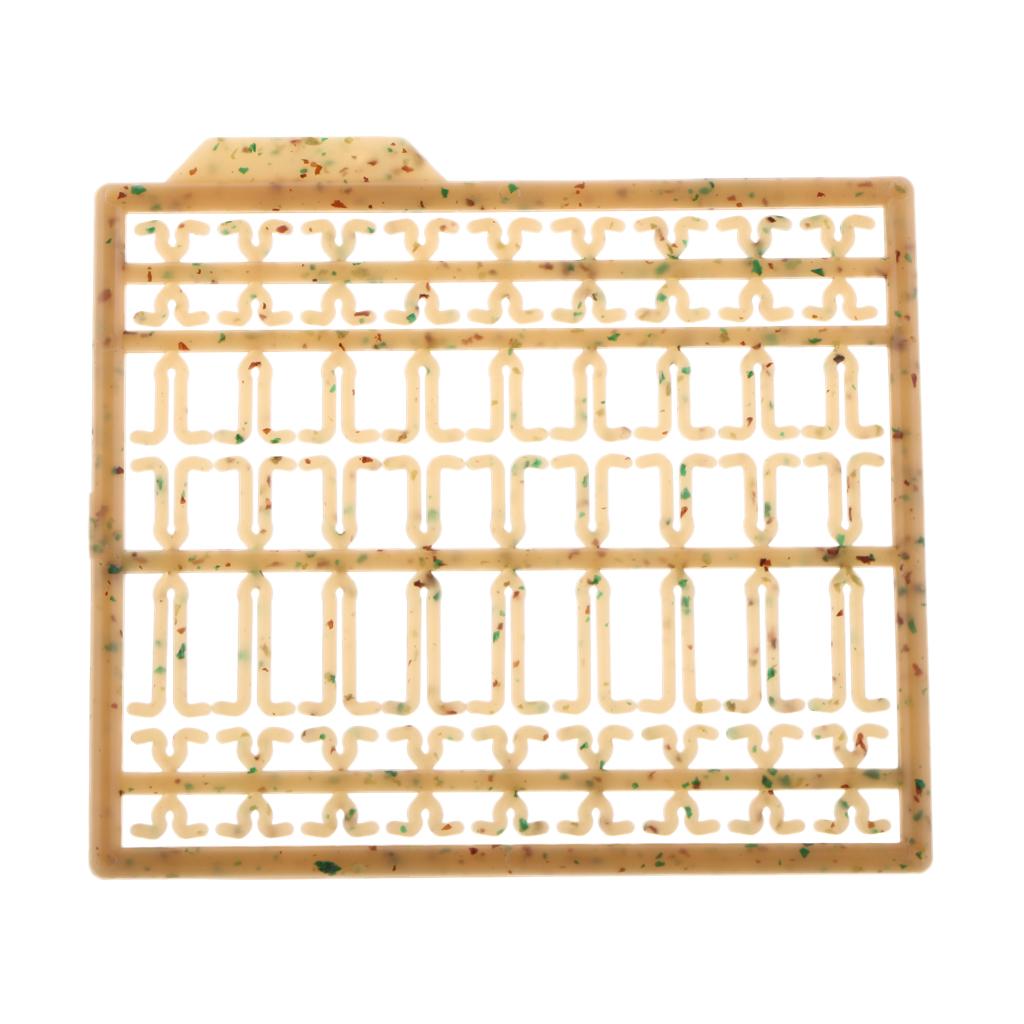 2x5pcs Boilie Stopper Bait Stops Hair Rig Extender Fishing Accessories Camo