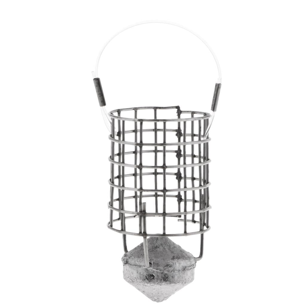 Fishing Tackle Accessory Trap Feeder Lure Cage Bait Basket Holder 50g