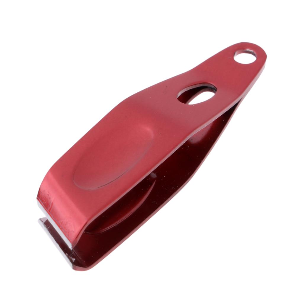 Stainless Steel Fishing Line Nipper Line Cutter Clipper Scissor Red