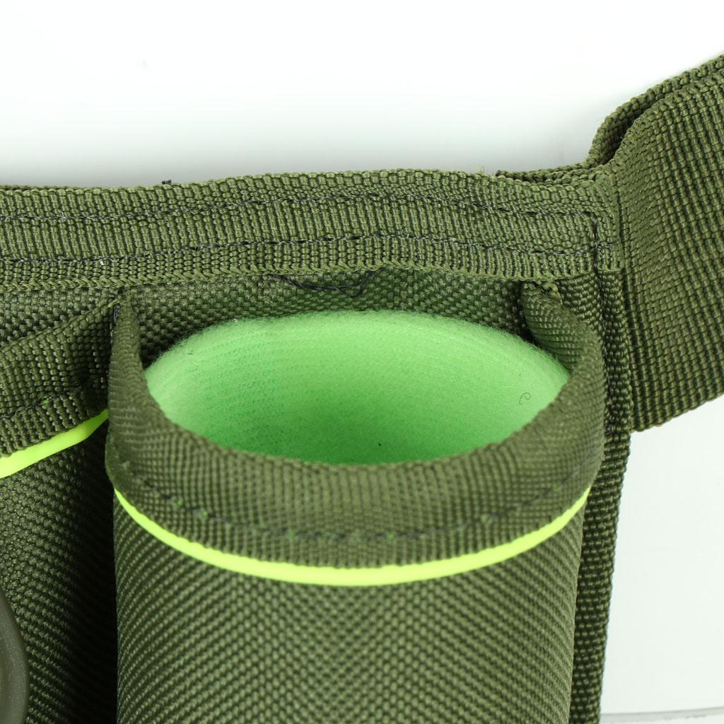 Fishing Waist Carry Bag Leg Pack Lure Rod Tackle Pouch with Box Army Green