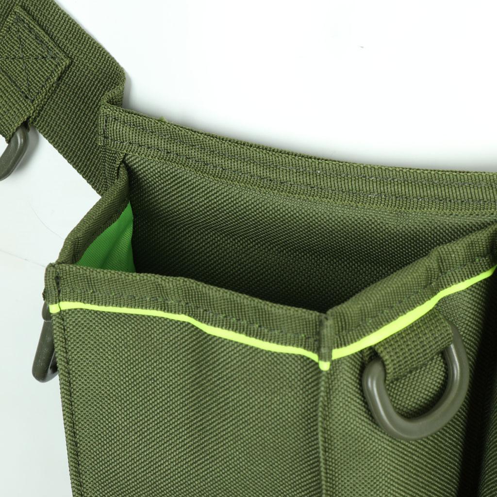 Fishing Waist Carry Bag Leg Pack Lure Rod Tackle Pouch with Box Army Green
