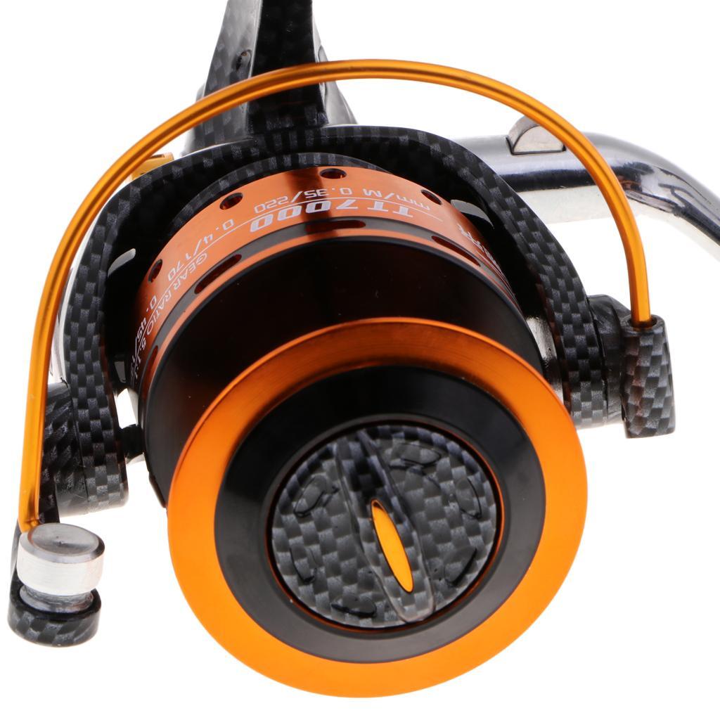 TT7000 Metal Fishing Reel 12+1 BB Smooth Casting Saltwater Reels