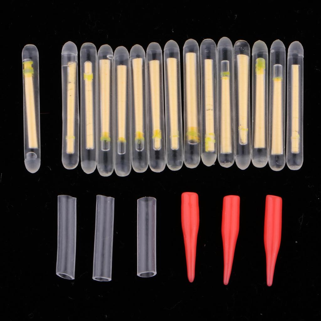 1 Box Fishing Glow Stick Fluorescent Light Stick Wand Tube 2.9 Straight Head