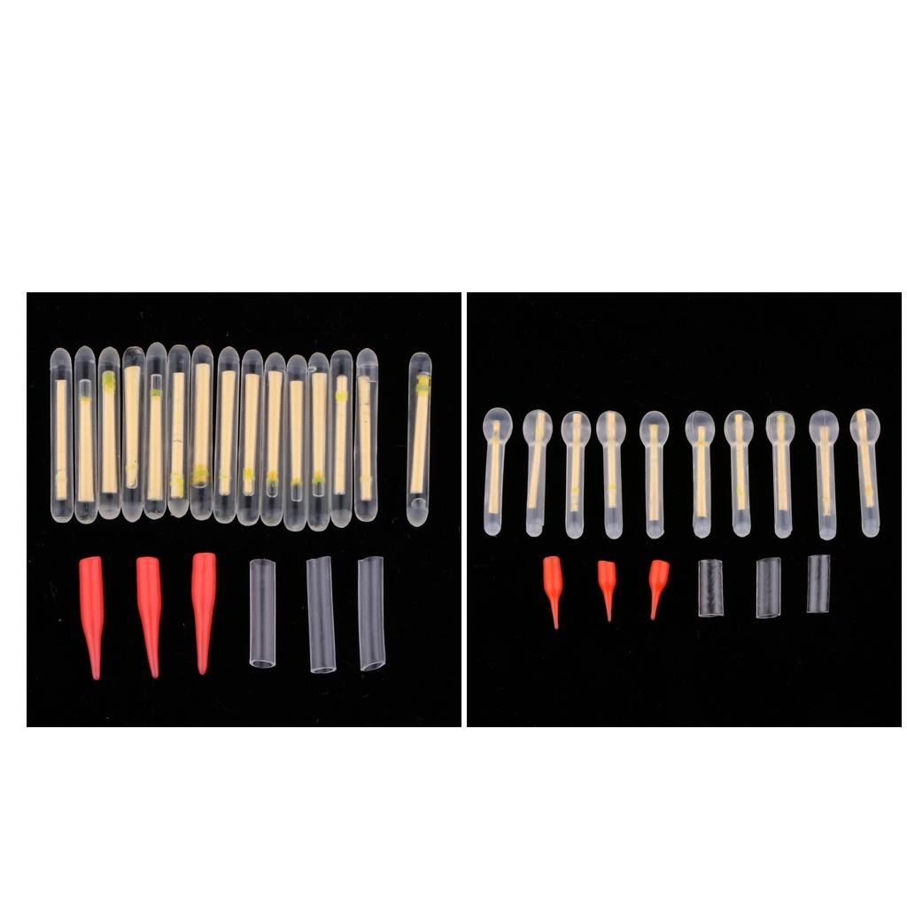 1 Box Fishing Glow Stick Fluorescent Light Stick Wand Tube 2.9 Straight Head