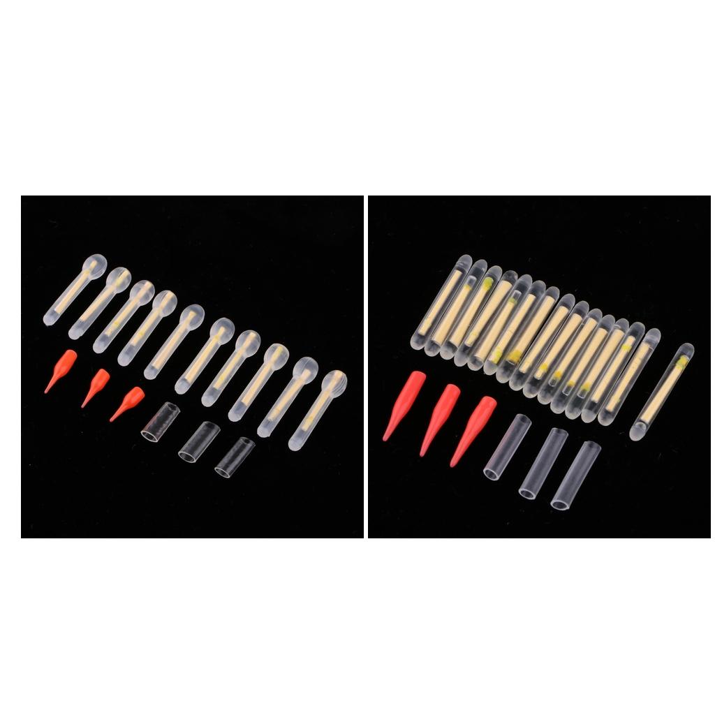 1 Box Fishing Glow Stick Fluorescent Light Stick Wand Tube 2.9 Straight Head