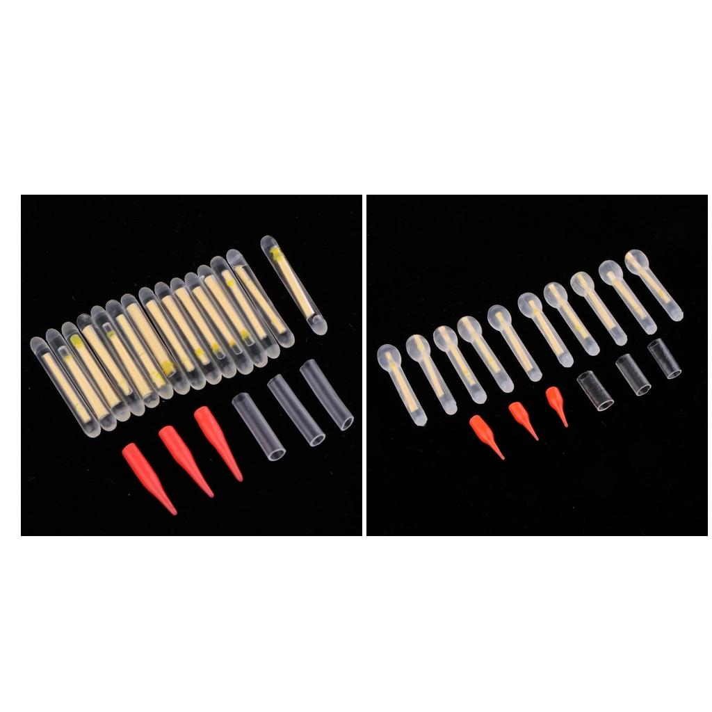 1 Box Fishing Glow Stick Fluorescent Light Stick Wand Tube 2.9 Straight Head