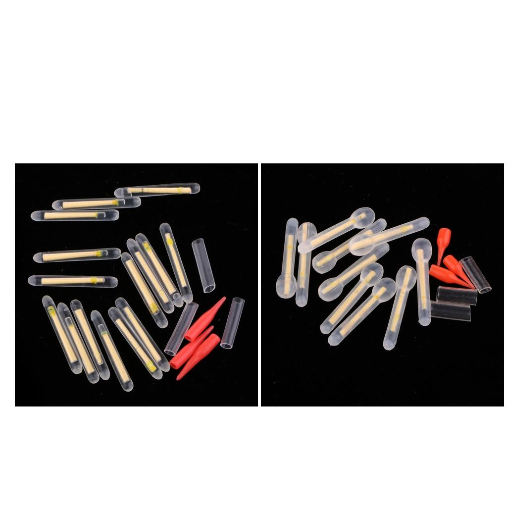 1 Box Fishing Glow Stick Fluorescent Light Stick Wand Tube 2.9 Straight Head