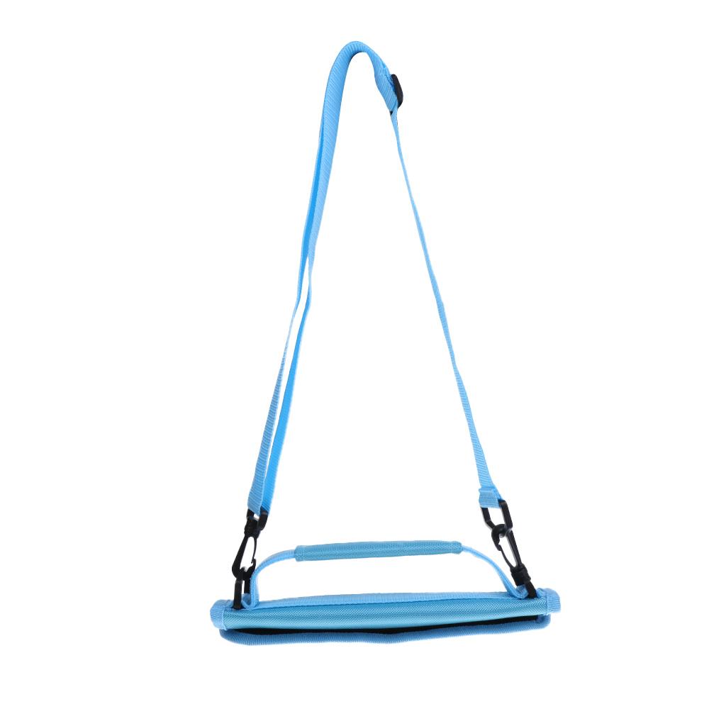 Portable Durable Caddy Golf Club Carrier Bag with Shoulder Belt Sky Blue