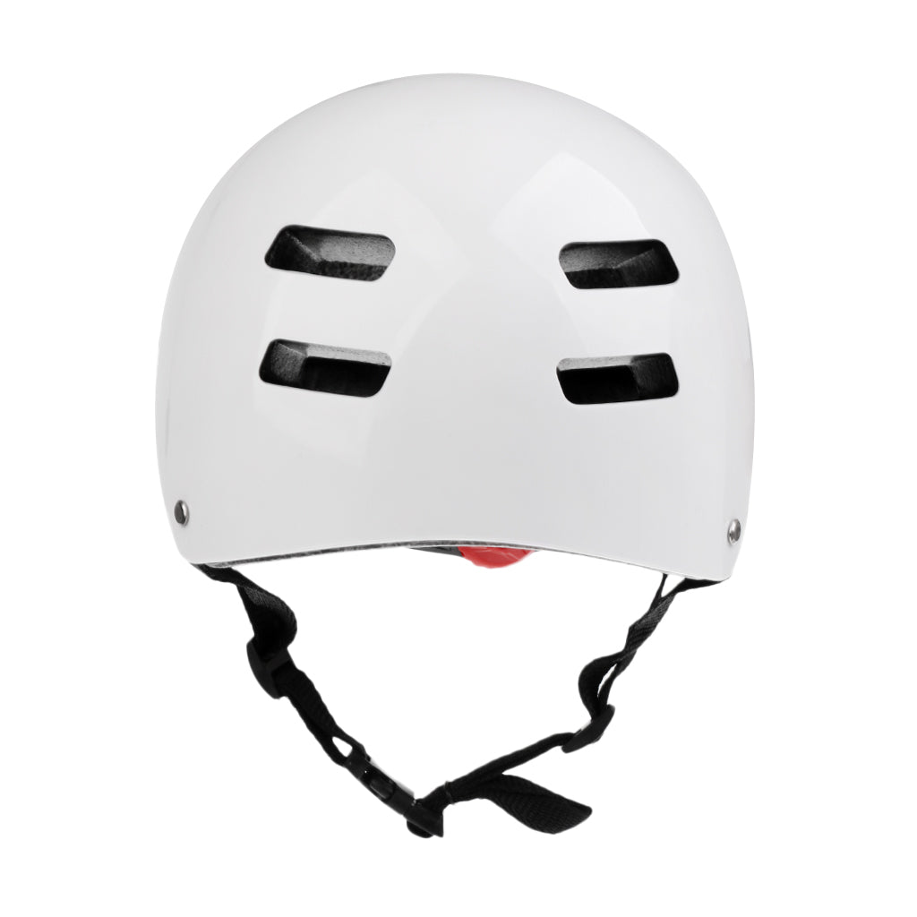 Cycling Skateboard Helmet Skated Scooter Hard Cap -CE Approved bright white