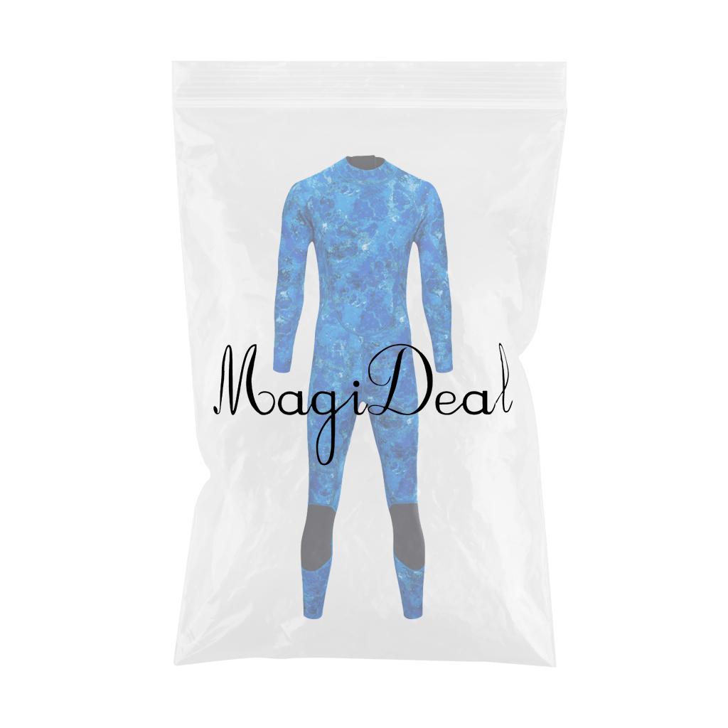 3mm Neoprene Men Wetsuit Scuba Diving Surfing Back Zip Warm Full Suit M