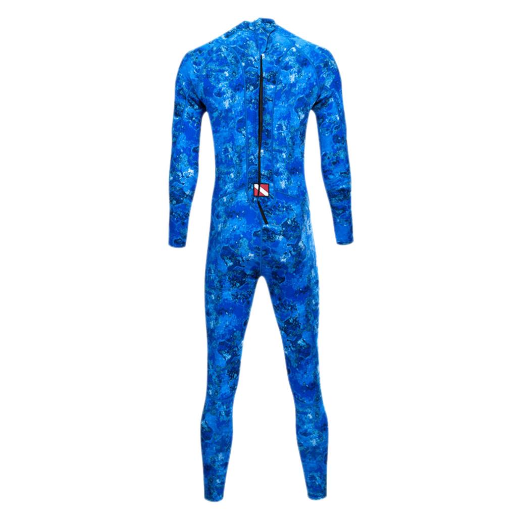 3mm Neoprene Men Wetsuit Scuba Diving Surfing Back Zip Warm Full Suit M