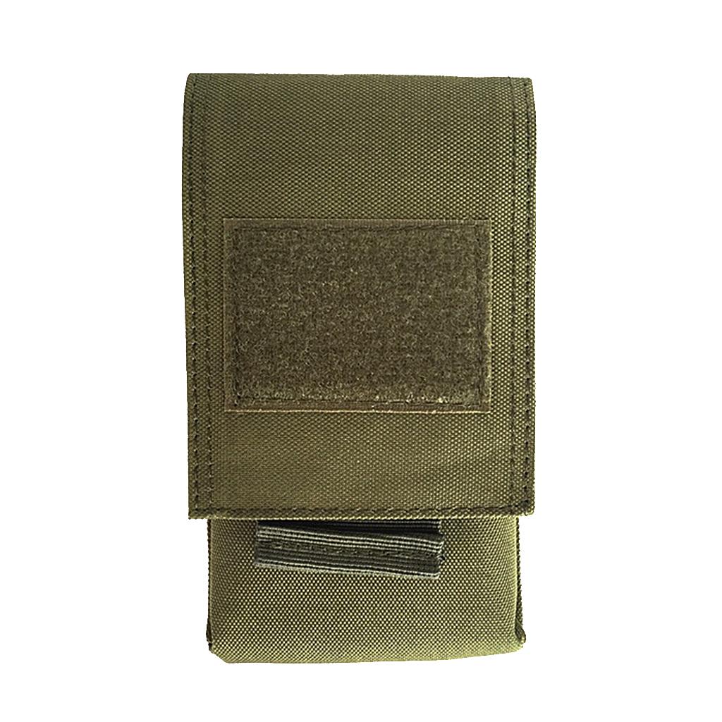 Universial Outdoor MOLLE Cell Phone Pouch Case Belt Bag for Smartphone Green